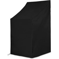 W1476 STACKING CHAIR COVER BLACK